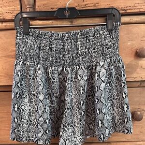 TCEC snakeskin shorts